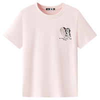  Semir/森马 纯棉 女士T恤 粉红A61352 M