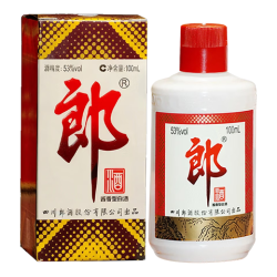 郎酒 郎牌普郎 53度 酱香型白酒 100mL