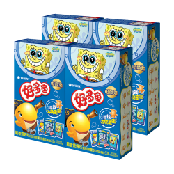 好丽友 非油炸 儿童膨化食品 脆香烧烤味4连包132g