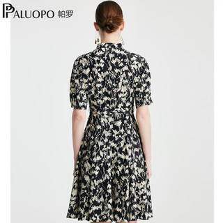  PALUOPO/帕罗 国风真丝新中式 女士连衣裙