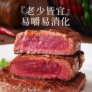 西鲜汇 牛肉  牛里脊3斤【白牦牛】