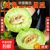 移动端、京东百亿补贴：海南 冰淇淋玉菇甜瓜 5-6斤 净重4.5-5斤