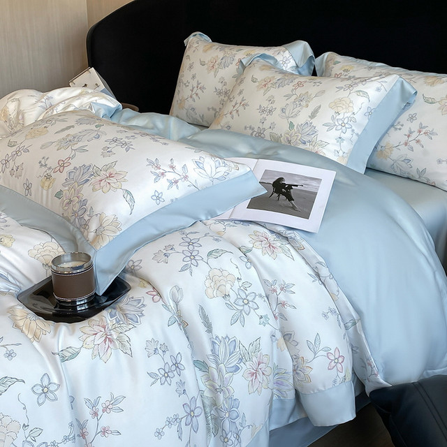 Erwin Rommel 60支纯天然莱赛尔天丝宽边四件套 200*230cm