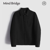 Mind Bridge 2026春季新款行政风男士高端商务休闲泡泡纱夹克外套