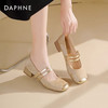 达芙妮 法式玛丽珍女鞋新款国风新中式单鞋