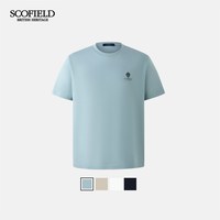 88VIP：SCOFIELD SCOFIELID男装26年夏季新品100%棉柔软透气宽松百搭短袖圆领T恤男