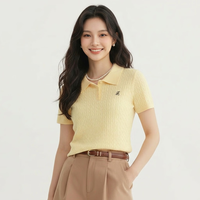  BAOYE/保烨 100%羊毛 女士羊毛衫 黄色 2637 L 体重（100-120斤）