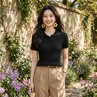  BAOYE/保烨 100%羊毛 女士羊毛衫 黑色 2637 L 体重（100-120斤）