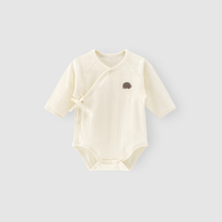 木生棉 新生儿夏季连体衣婴幼儿纯棉三角哈衣宝宝透气薄款包屁衣服