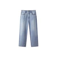  Semir/森马 凉感宽松 男士牛仔裤 牛仔浅蓝88101 33