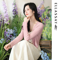  ELLASSAY/歌力思 短款 女士针织开衫