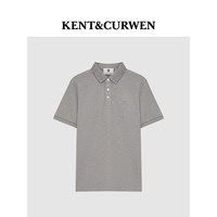  KENT&CURWEN/肯迪文 玫瑰刺绣 男女同款POLO衫 S 花灰色C2