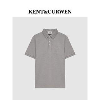  KENT&CURWEN/肯迪文 玫瑰刺绣 男女同款POLO衫 XL 白色40