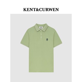  KENT&CURWEN/肯迪文 玫瑰刺绣 男女同款POLO衫 XL 白色40
