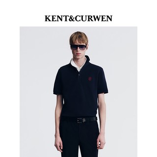  KENT&CURWEN/肯迪文 玫瑰刺绣 男女同款POLO衫 XL 白色40