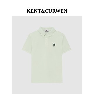  KENT&CURWEN/肯迪文 玫瑰刺绣 男女同款POLO衫 XL 白色40