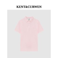  KENT&CURWEN/肯迪文 玫瑰刺绣 男女同款POLO衫 2XL 粉色71