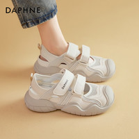 PLUS会员：达芙妮 运动凉鞋女2026夏季溯溪鞋爆款镂空 &透气老爹鞋户外山系登山鞋女