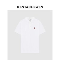  KENT&CURWEN/肯迪文 玫瑰刺绣 男女同款POLO衫 3XL 白色40