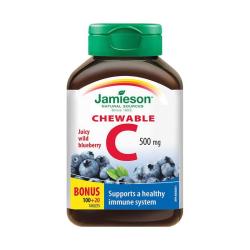 Jamieson 蓝莓味 维生素C咀嚼片
