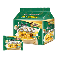康师傅 香菇炖鸡味 袋装方便面 101g*5袋【香菇炖鸡味】