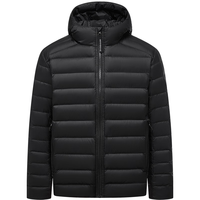  BOSIDENG/波司登 鹅绒排骨条 男士羽绒服 黑色8056 L 180/100A 体重约140-155斤