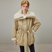  DFVC 保暖 女士派克服