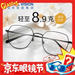 依视路 钻晶高清膜岩1.6折射率*2现片 600度（原厂加工+赠任选框）