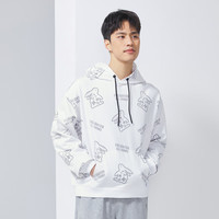 雅戈尔 男士纯棉针织连帽外套