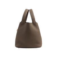  HERMÈS/爱马仕 牛皮 女士手提包 金锁扣