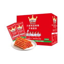 麻辣王子 366g正宗辣条独立小包 休闲零食大礼包湖南辣条批发 微麻微辣366g/盒（20小包）