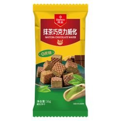 丹夫 抹茶巧克力 威化饼干 抹茶巧克力35g