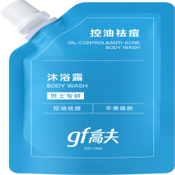 高夫 面护级控油祛痘沐浴露 50ml