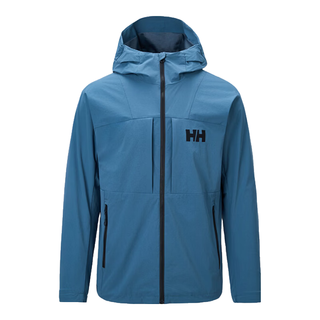  HELLY HANSEN, HH 防泼水 男士连帽外套 深蓝色 2XL