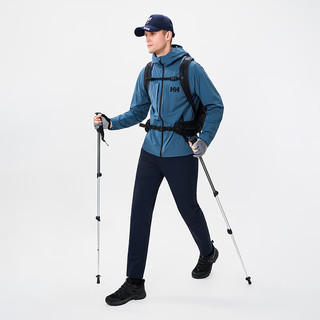  HELLY HANSEN, HH 防泼水 男士连帽外套 深蓝色 2XL