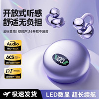 萨勒芬妮 2025新款骨传导概念蓝牙耳机 定向传音 云柔亲肤 AI通话降噪 全景音效