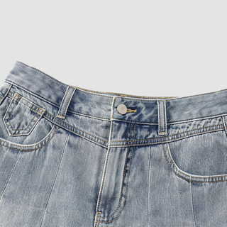  Semir/森马 凉感 女士牛仔半身裙