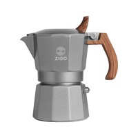  Zigo 双阀 摩卡壶套装+电陶炉
