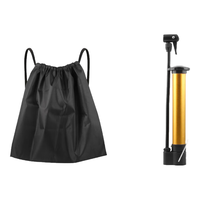  善浦 运动收纳 双肩背包+球针6件套 纯黑款1个+球针6件套