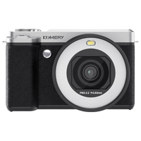  komery 5K高清双摄防抖 数码相机+64G+双充+电池+读卡器 X7黑色+64G+双充+电池+读卡器