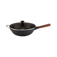  staub/珐宝 黑曜玻璃盖 精铁炒锅