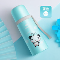 富光 保温杯儿童户外便携水杯男宝宝304不锈钢 &卡通创意防漏学生茶杯子 350ml蓝色
