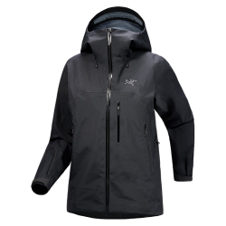 ARC'TERYX 防水 女士硬壳夹克 BLACK/黑色 M
