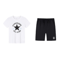  CONVERSE/匡威 凉感速干面料 儿童套装 纯白色【凉感速干面料】 150 /72 【身高140-152cm】