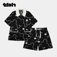 tbh/野兽派家居 天丝棉 女士家居服套装