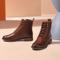 Clarks 女靴舒适百搭短筒马丁靴 261620314A