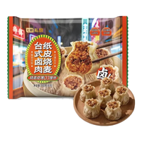 七鲜私厨 台式卤肉纸皮烧麦360g 6只
