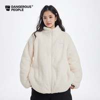 Dangerous People 宽松百搭 男士开衫外套 米白色 XL