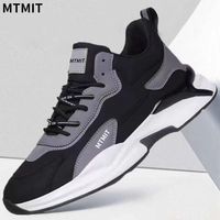 百亿补贴：MT·MIT 男鞋2026新款时尚透气皮面鞋男士运动鞋单棉同款百搭老爹