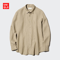 UNIQLO/优衣库 法国麻 女士衬衫